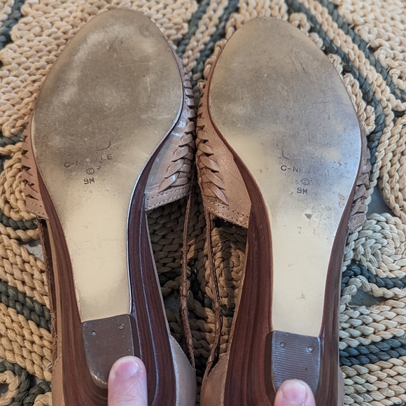 Vintage Mini Wedge Heel Sandals - Picture 5 of 11